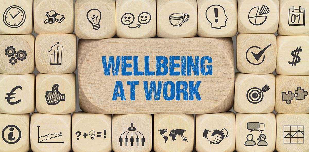 Decorative image showing employee wellness program